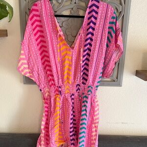 Light and easy abstract romper